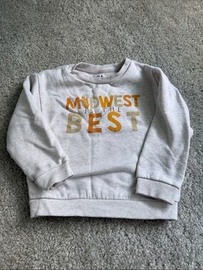 Cream 'Midwest Is The Best' Kids Sweatshirt